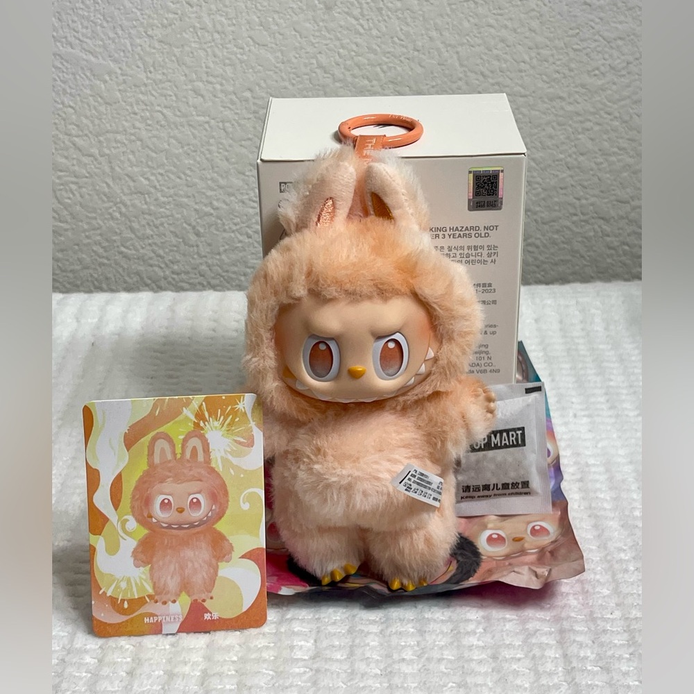 Authentic HAPPINESS Labubu-Big Into Energy Series Opened Box